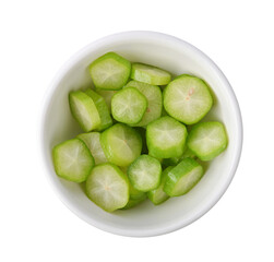 Vegetable starfruit or sour starfruit (Averrhoa bilimbi L.) belimbing wuluh. on transparent png