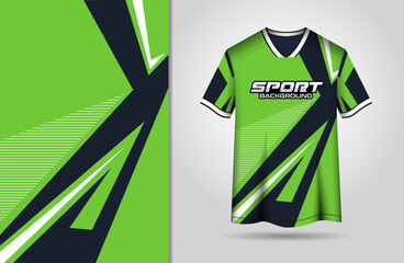Jersey design green sports background