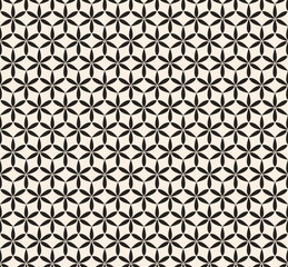 Fototapeta premium Black beige geometric patterns with hexagons, Geometric simple background.