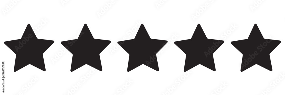 Wall mural stars icon