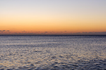 和歌山県の海と夕焼けの風景