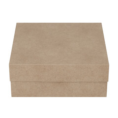 4K Kraft Paper Box Mockup &ndash; High-Resolution 3D Render