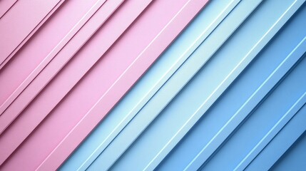 Fototapeta premium Diagonal pink blue stripes abstract background design