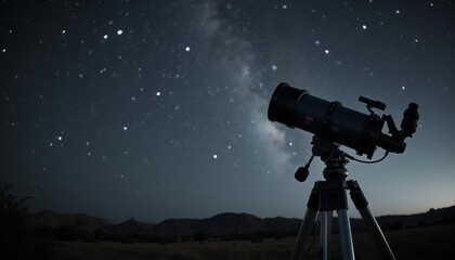 Astronomical observations under the starry sky