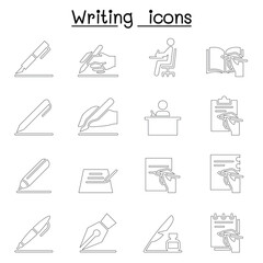 Writing icon