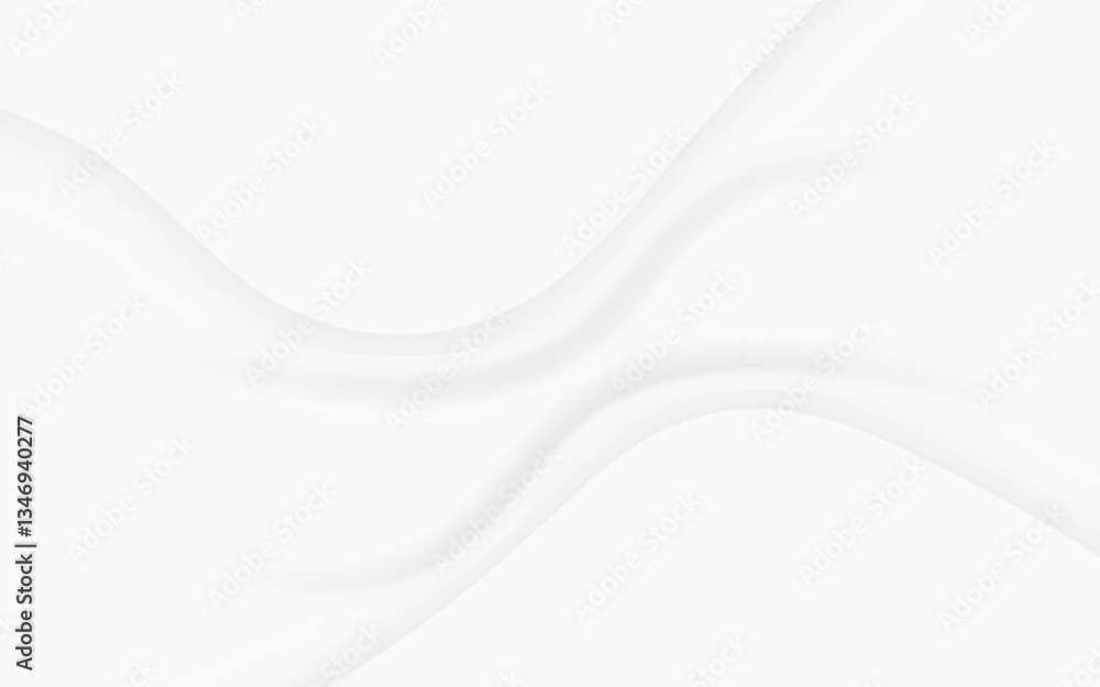 Poster white silk fabric texture wave abstract background smooth soft elegant