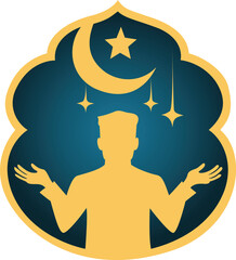 Eid ul-Adha Silhouette with Festive Spirit and Unity