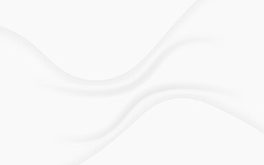 White silk fabric texture wave abstract background smooth soft elegant