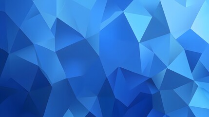 Abstract Blue Low Polygonal Background Texture