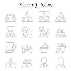 Meeting & Conference icons