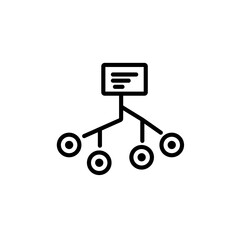 Hierarchy Line Drawing Illustration