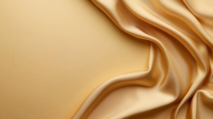 Pale gold tablecloth from above, elegant texture and sheen, perfect for sophisticated dining or event settings, enhances ambiance and aesthetics