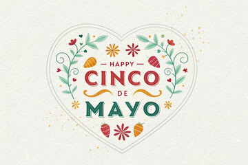 happy cinco de mayo background design banner template