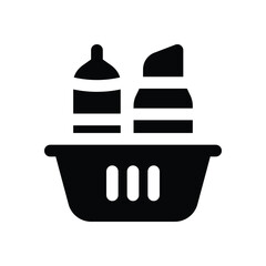 stationery glyph icon. Strong and solid vector icon for websites, mobile interfaces, presentations, and visual branding. High quality and easy to edit.