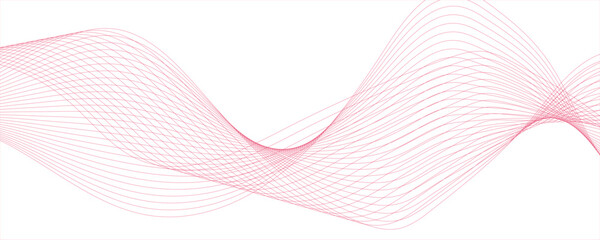 Technology flow pink  blend curve wave line digital isolated energy, geometric futuristic wave dynamic thin line. minimal flowing diagonal creative Curve flow motion illustration, geometric border 