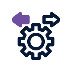 management dual tone icon. Sleek and modern vector icon for websites, mobile apps, marketing materials, and corporate design. Fully scalable and ready to use.