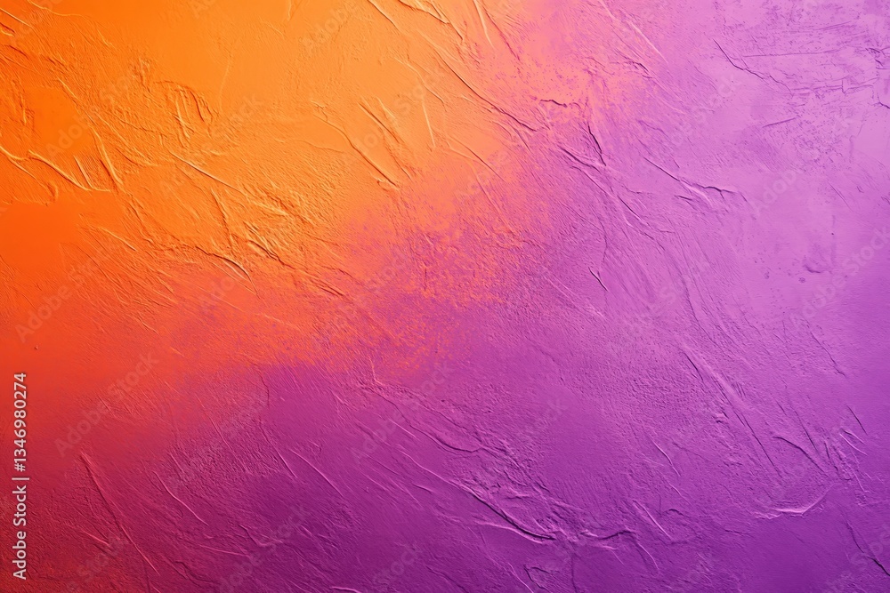 Aufkleber a vibrant gradient of orange and purple hues with a textured surface, creating a dynamic and colorfu