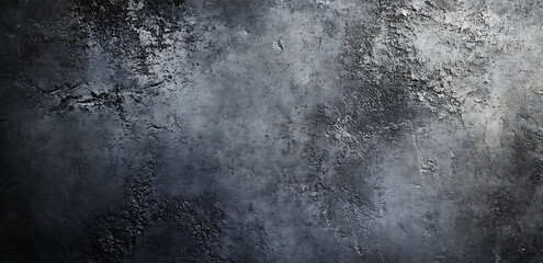 Obraz premium Black and Grey Grunge Texture Background for Dark and Moody Artistic Designs Projects