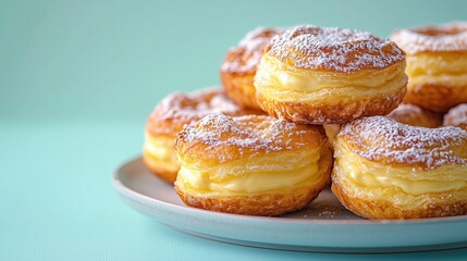 Delicious tradition pastries and Zeppole for St. Joseph's Day