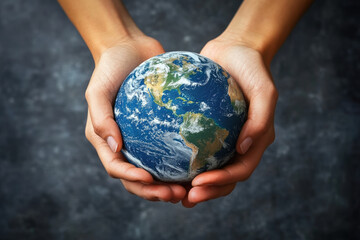 earth in hands