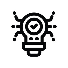 innovation line icon. Clean and minimalist vector icon for websites, mobile apps, presentations, and logos. Fully scalable and customizable for any project.