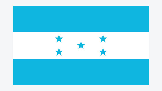 HONDURAS Flag with Original color