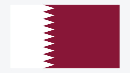 QATAR Flag with Original color © Abdelghafour