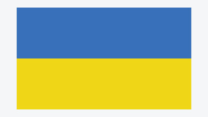 UKRAINE Flag with Original color