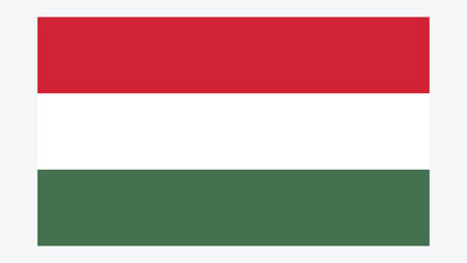 HUNGARY Flag with Original color