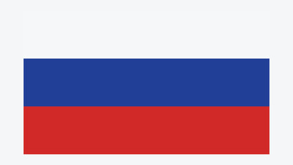RUSSIA Flag with Original color
