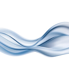 Naklejka premium Elegant Dynamic Flowing Abstract Line Composition on Clean White Background