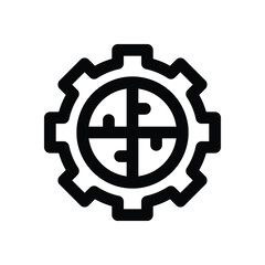 task planning line icon. Clean and minimalist vector icon for websites, mobile apps, presentations, and logos. Fully scalable and customizable for any project.