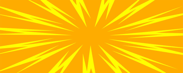 Pop art yellow comics book cartoon magazine cover. Cartoon funny retro pattern strip mock up. Vector halftone illustration. Vintage backdrop for comic superhero text, speech bubble, message.