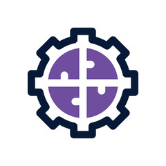 task planning dual tone icon. Sleek and modern vector icon for websites, mobile apps, marketing materials, and corporate design. Fully scalable and ready to use.