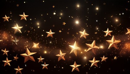 Fototapeta premium golden christmas lights