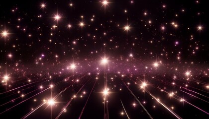 Obraz premium golden christmas lights
