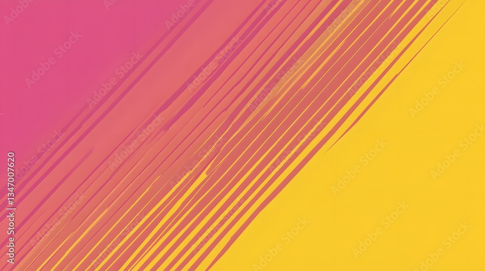 Aufkleber an abstract geometric design featuring colored gradient background and lines