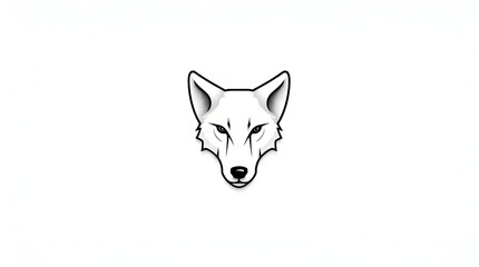 Fototapeta premium A Minimalist Modern and Bold Line Outline Design of a Stylish Abstract Icon