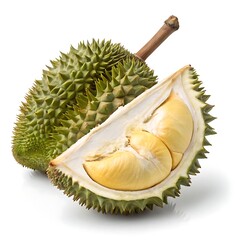 Obraz premium durian isolated on white background
