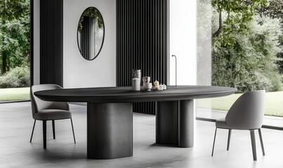 modern dining room