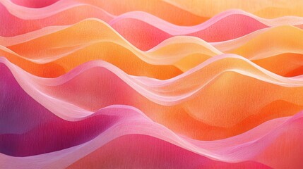 Obraz premium AbstractArt Abstract Orange Moment Pink Subtle Glow