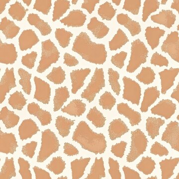 Seamless giraffe skin pattern featuring warm tones for realistic texture and design use. Giraffe seamless patterns,