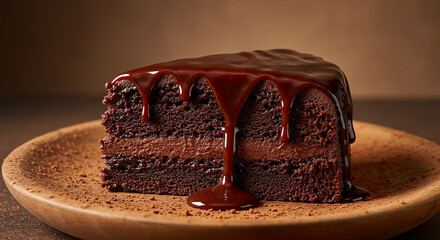piece of chocolate cake