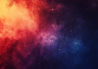 Naklejka premium Colorful nebula and stars creating a breathtaking