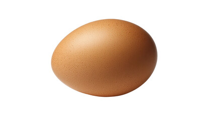 A single brown egg isolated on a black background, showcasing its smooth, glossy surface.