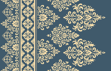  Ethnic Motifs Ikat floral paisley embroidery floral. ikat Saree Sarong oriental pattern traditional.Ikat embroidery style abstract embroidery design for texture,fabric,clothing,wrapping,decoration