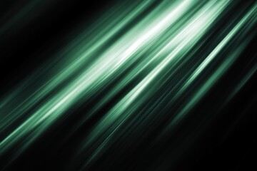 Abstract Emerald Green Diagonal Light Streaks Background Texture