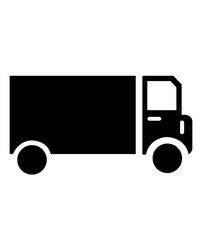 Truck clip art design on plain white transparent isolated background for card, shirt, hoodie, sweatshirt, apparel, tag, mug, icon, poster or badge