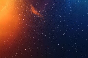 Fototapeta premium Abstract Cosmic Nebula Background Orange, Blue, and White Star Dust