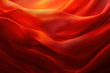 Obraz premium Abstract Red Silk Fabric Drape Luxurious Texture Background